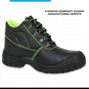 Vaultex LEO Leather Ankle Safety Boots SBP - Black